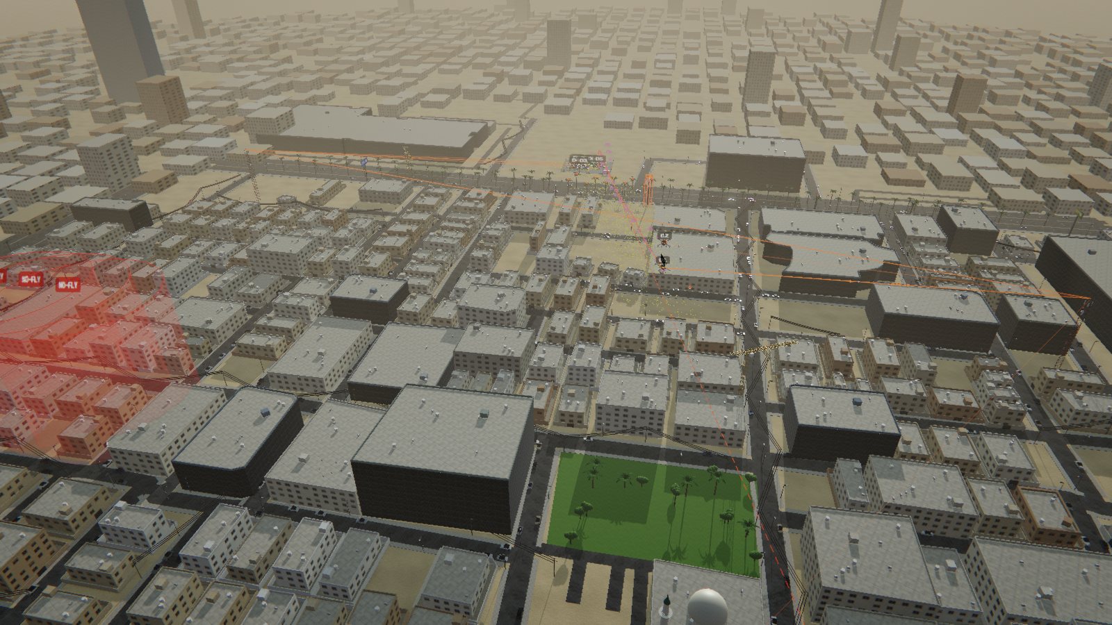 The district
